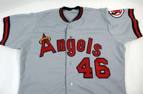 1989. Kalifornijski anđeli Dan Petry 46 Igra je koristio sivi Jersey All Star Game DP14366 - Igra korištena MLB dresova