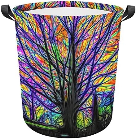 Art Magic šareno drvo Veliko rublje koči sklopivi košarica za pranje rublja Izdržljiva organizator igračaka