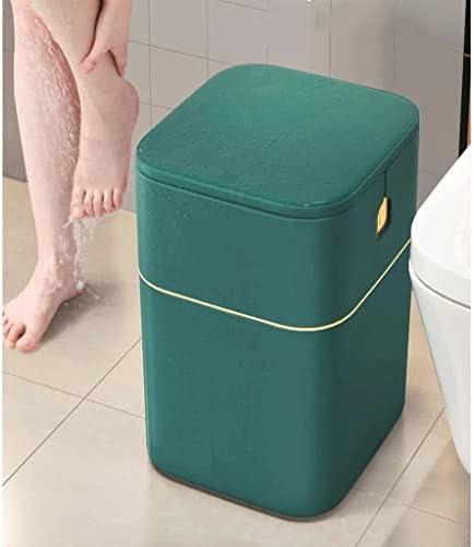 N/a smeće limenke nordijski stil brtve za brtvljenje za kuhinju kupaonicu ured za pohranu kanta za prašine s kapcima s poklopcem smeća