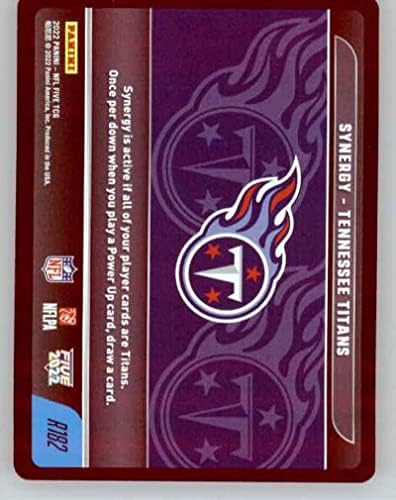 2022 Panini Pet NFL R182 Tennessee Titans Tennessee Titans NFL nogometna trgovačka karta