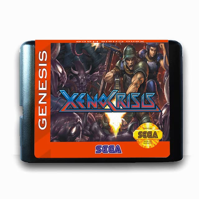 16 -bitni MD kartica Xeno kriza uključuje maloprodajnu kutiju za Sega Genesis Mega Drive