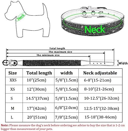 Etopars Microfiber set za kućne ogrlice za kućne ogrlice, reflektirajući ovratnik za pse, dvoslojni mekani kožni povodca za kućne ljubimce,