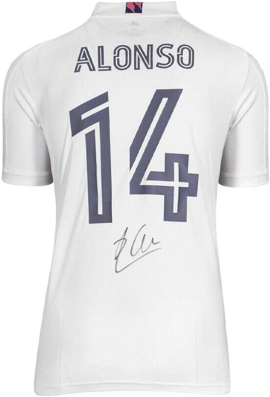 Xabi Alonso Potpisao košulja Real Madrid - 2020-21, broj 14 Dres autografa - Autografirani nogometni dresovi