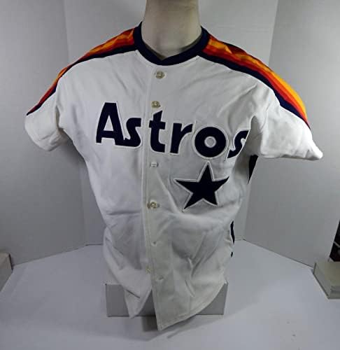 Houston Astros Matt Galante 48 IGRA KORIŠTENJE WHITE DERSEY 44 DP35510 - Igra korištena MLB dresova