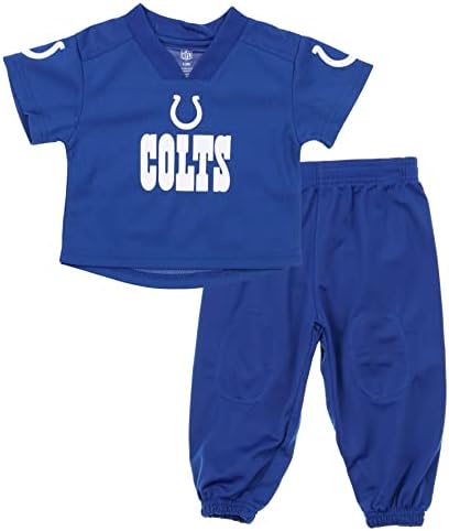 Komplet vanjske odjeće za malu djecu s dodatnim naočalama, košulja i hlače, Indianapolis Colts, Plava