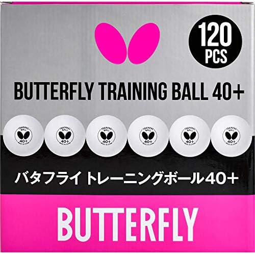 Leptir 40+ lopta za trening 40+ lopta koja se koristi za trening-dostupna u kutiji od 6 ili 120 bijelih loptica za trening-usporedivo