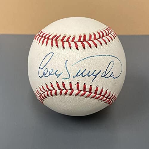 Cory Snyder Indijanci/Čuvari potpisali su oal bejzbol auto w i hologram - autogramirani bejzbol