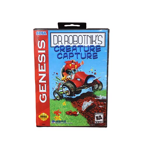 ClassicGame dr. Robotniks Creature Capture 16 Bit MD Game Card za Sega Genesis Mega Drive s maloprodajnim kutijama