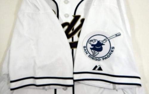 2013. San Diego Padres Wilfredo Boscan 90 Igra izdana bijeli Jersey - igra korištena MLB dresova