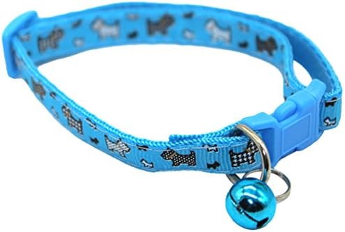 Cvjetni podesivi štene pseće mačje ovratnik s zvonom sigurnosnog puštanja ogrlica za ogrlicu za kućne ljubimce