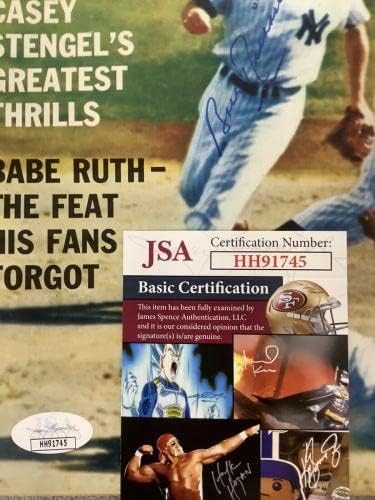 Bobby Richardson potpisao Sports Mag Yankees Baseball Autograph JSA no naljepnica 6/61 - Autografirani bejzbol