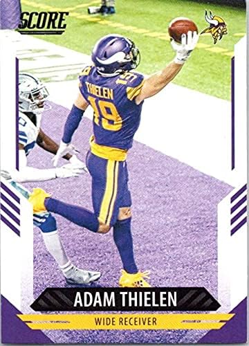 2021 rezultat 152 Adam Thielen Minnesota Vikings Službena NFL nogometna trgovačka karta u sirovom stanju