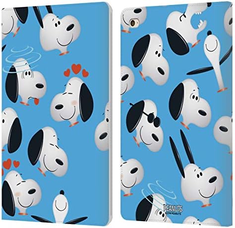 Dizajni slučaja glave Službeno licencirani kikiriki Snoopy karakterni uzorci kožna knjiga za knjige Kompatibilno s Apple iPadom Mini