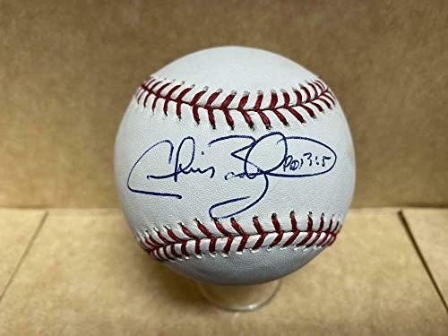 Chris Basak New York Yankees potpisao je autogramirani M.L. Bejzbol w/coa - autogramirani bejzbol