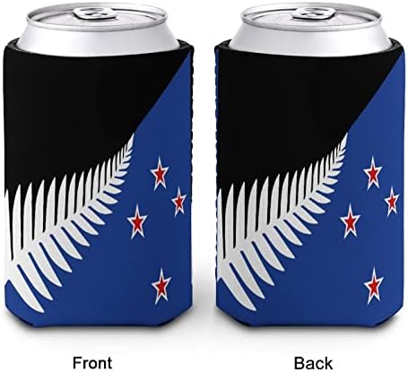 Rukavi za šalice za višekratnu upotrebu s novom novozelandskom zastavom, izolirani držač za čaše za hladnu ledenu kavu sa slatkim uzorkom