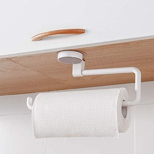 SCDZS držač papirnatog ručnika - držač ljepljive papirnate ručnike ispod ormarića za kuhinjsku kupaonicu, držač valjaka od papirnog
