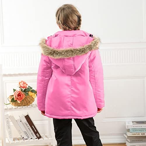 Dječčice Dječake zima zgusni kaput s jaknom s džepnom kapuljačom malim patentnim zatvaračem od vjetra, debela topli 2 -godišnjak