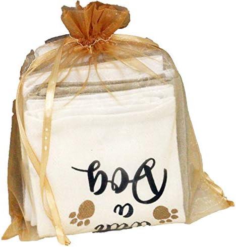 Kuhinjski ručnici za pse trgovačke tvrtke u trgovinama-Pokloni za ljubitelje pasa-set od 2 komada-dolazi u poklon vrećici od organze,