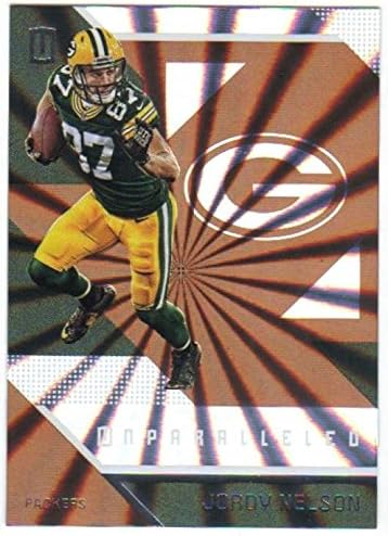 . UNPALLELI nogomet 127 Jordy Nelson Green Bay Packers Službeni NFL trgovačka kartica proizveo Panini