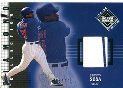 Sammy Sosa 2002 Gornja paluba koristi se Jersey Card 463/775 - Korištene karte za bejzbol