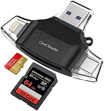 Smart-gadget BoxWave, kompatibilan s Dell Inspiron 7000 2-u-1 Uređaj za čitanje SD-kartice AllReader, čitač microSD kartica SD, Compact