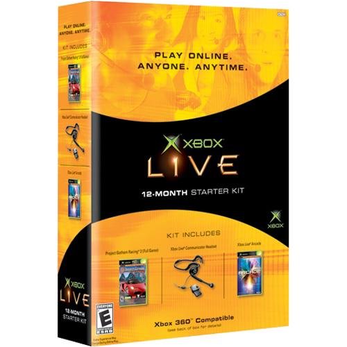Xbox Live 12 -mjesečni komplet s PGR2, Arcade, slušalicama i XBL karticom