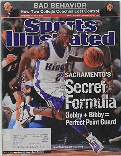 Bobby Jackson potpisao je autogramirani kompletan časopis Sports Illustrated - COA podudaranje holograma
