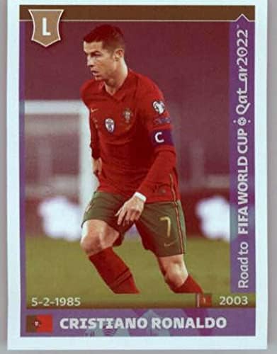 2021 Panini naljepnice: Put do FIFA -e Svjetski kup Katar 2022433 Cristiano Ronaldo Portugal Soccer Mini naljepnica Trgovačka karta
