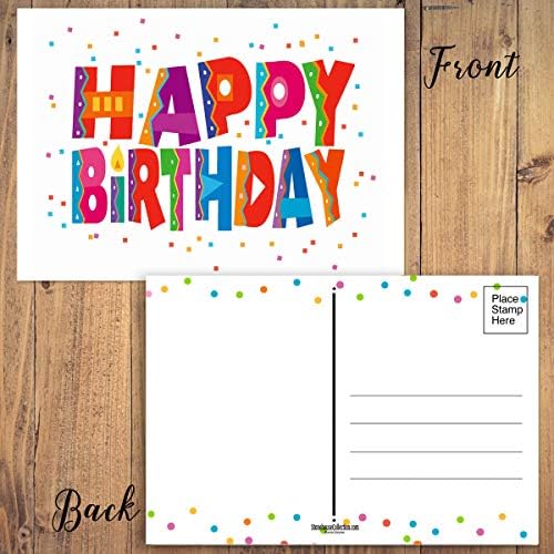 Kolekcija Stonehousea | 50 Razreda sretan rođendan | 4 X6 Veličina za jednostavno slanje | Zabavne i svečane karte za obitelj, prijatelje
