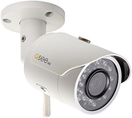 Q-vidi Sustav nadzora qcw4-2ep-1, 4-kanalni Wi-Fi NVR s tvrdim diskom od 1TB, 2-3MP/1080p Wi-Fi sigurnosne kamere, bijelo