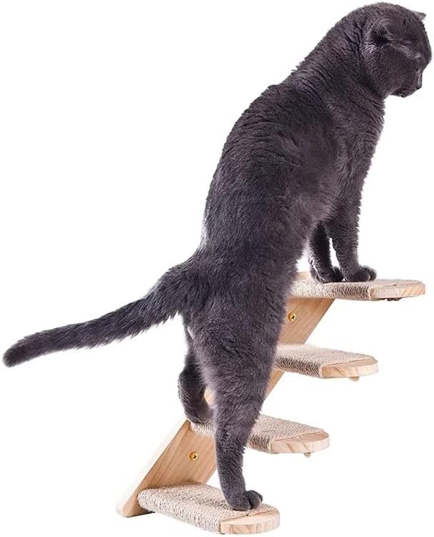 Penjačka polica za penjanje na zidna stepenasta mačja ljestvica s platformom za grebanje