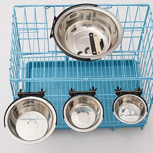Odvojiva zdjela za hranu za kućne ljubimce od nehrđajućeg čelika, uklonjiva stacionarna zdjela za hranu za mačke za opskrbu pitkom
