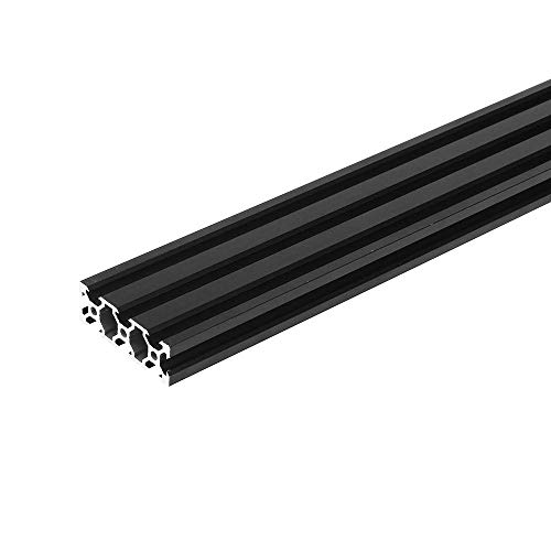Duljina 100-1200mm crni anodizirani utor model 2060mm aluminijski profili ekstruzijski okvir za CNC alatni stroj