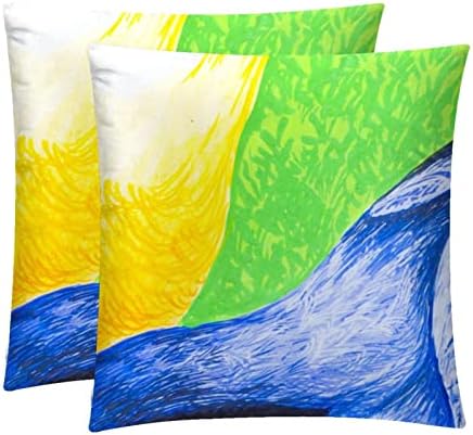 VBFOFBV SET od 2 poklopca za lumbalne jastuke, mekani ukrasi za dekor kućnih seoskih kuća, slani crtić Lovely Animal Tropical