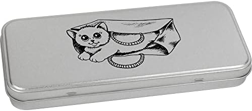 Metal sa zglobnim tiskanim tiskanim pripijevima Mačka u torbi