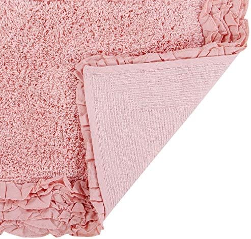 Kolekcija u ponudi je ultra mekana, Plišana i vlažna prostirka za kupanje od pamuka u jarkim bojama, set od 3 komada, ružičasta