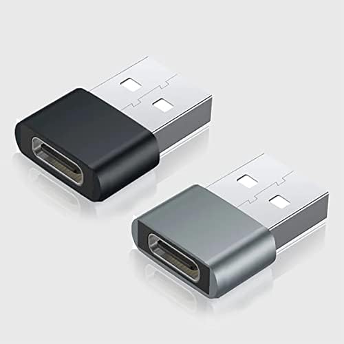 USB-C ženka na USB muški brzi adapter kompatibilan s vašim Xiaomi Mi 8 za punjač, ​​sinkronizaciju, OTG uređaje poput tipkovnice, miš,
