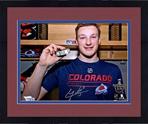 Uokvireni Cale Makar Colorado Avalanche Autografirani 8 x 10 Prva NHL gol -fotografija - Autografirane NHL fotografije