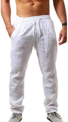 Muške hlače za vježbanje sportske hlače s pojasom za otpuštanje konopa jednobojne široke sportske muške džepne gaćice za trčanje hlače