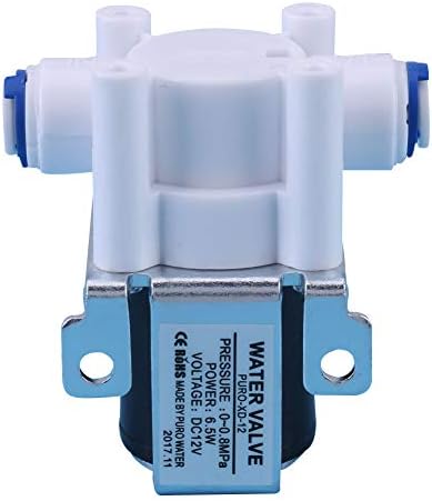 12V istosmjerni solenoidni ventil, normalno zatvoreni ventil, 1/4-inčni Priključni zaporni ventil za sustav strojne obrade vode