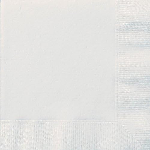 Jedinstvene jednostavne papirnate salvete za piće, 5 5, bijele