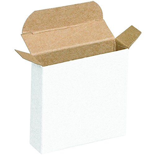 Kutija za presavijanje kartona s obrnutim strelicama od 1/4, 5 1/4 2 1/4 5 1/4, bijela
