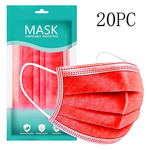 50 ružičastih maski za lice za jednokratnu upotrebu 50 paketa slatkih maski za lice za žene, maska za jednokratnu upotrebu Crna jednokratna