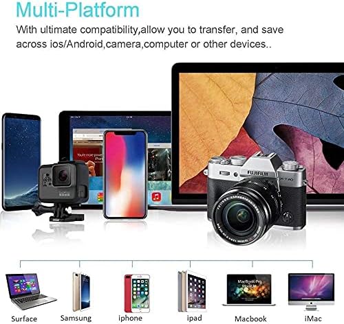 Smart-gadget BoxWave, kompatibilan s Honor 8C - čitač SD kartica AllReader, čitač microSD kartica SD, Compact USB Honor 8C - Crna jet