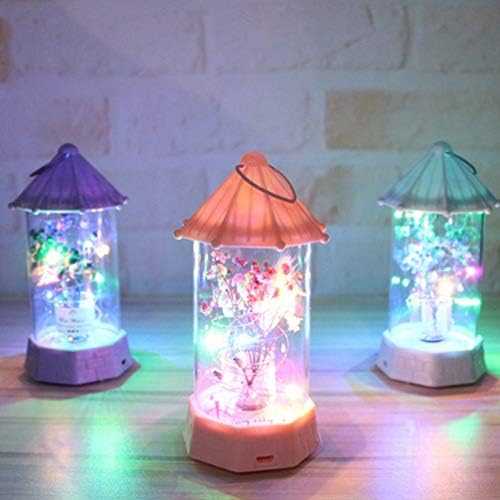 Aboofan noćna lagana glazbena stolna svjetiljka cvjetna noćna svjetlost prijenosna za igračke za djevojčice rođendanski poklon dnevni