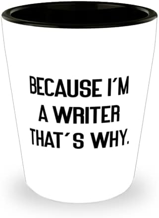 Korisna čaša za pisca jer sam pisac, zato, za kolege, poklon od prijatelja, Keramička čaša za pisca