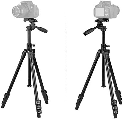 Spitanje za kameru, ANDOER Professional Video Statid Horizontalni Mount Heavy Camera Station s trosmjernim pan & nagibnim glavama za