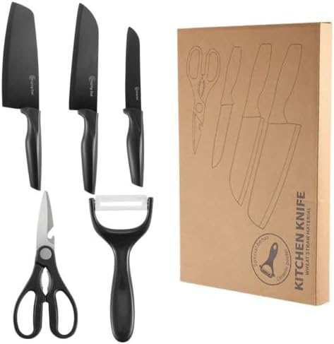 Set noževa kuhinjski kuhinjski nož od nehrđajućeg čelika set od pet dijelova kuhinjski nož za kućanstvo poklon set kombinacija noževa