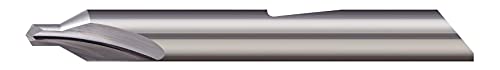 Micro 100 QDC -01X Kombinirana bušilica i šalterk - Brza promjena, točki kut od 118 °, 60 ° Uključen kut, 1/32 Dia, 1/32 Duljina flaute,