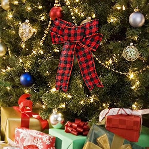 Božićni ukras isporučuje 6m pletena vrpca vrpca za božićno drvce Dekoracije Šator 10x20